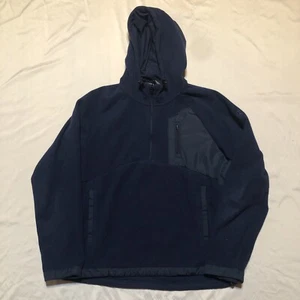 Under Armour Hoodie Mens Size M Fleece Microfleece Pullover Black 1378981-001 - Picture 1 of 9