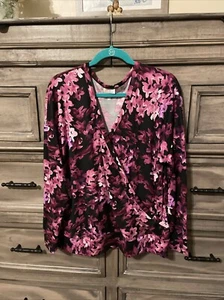 Lularoe Rebecca Cross Front Blouse Retail $45 - Picture 1 of 5