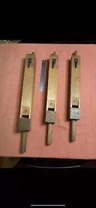 Lot 3 Antique Church Organ Wood Farmhouse Pipes Flutes D E F Scales Steampunk - Picture 1 of 7