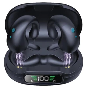 Waterproof TWS 5.3 Bluetooth Stereo Sports Earbuds: HiFi Sound! - Picture 1 of 17