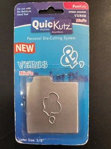 QUICKUTZ Venus Ampersand Comma Symbol Shadow 2x2 Singlekutz Die MES-02-1 - Picture 1 of 1