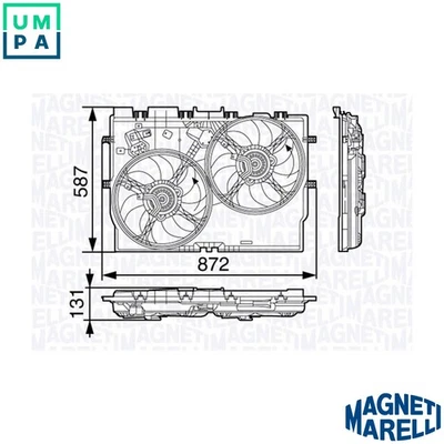 FAN ENGINE COOLING 069422584010 FOR FIAT DUCATO/Platform/Chassis/Van/Bus 2.2L - Image 1 of 4
