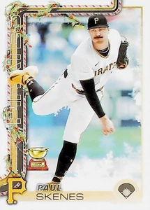 2025 Topps Holiday H70 Paul Skenes Pittsburgh Pirates - Bild 1 von 2