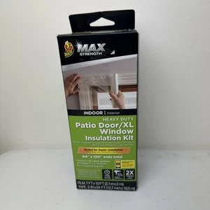 Kit de aislamiento de puerta de patio/XL para interiores de 84" x 120" de fuerza máxima DUCK - Imagen 1 de 2