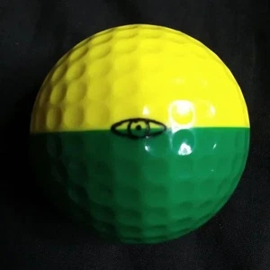 Vintage Ping Two Tone Karsten Eye Golfball Grün Gelb Sammler - Bild 1 von 4