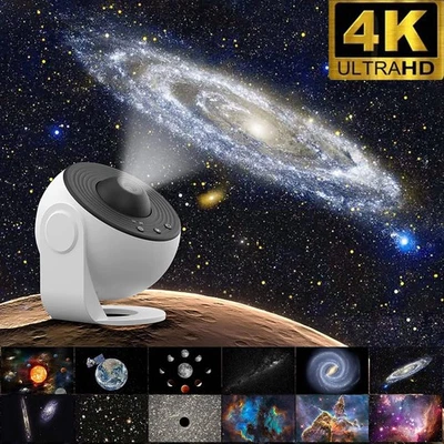 LED Galaxy Projector Starry Night Light Sky Star Party Lamp Planetarium Room US - Image 1 of 4