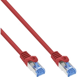 InLine® Patchkabel, Cat.6A, S/FTP, TPE (LSZH), CCA, rot, 3m - Photo 1/2