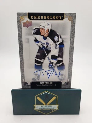 Tim Taylor 2018-19 UD Chronology Autographed Card - Image 1 of 3