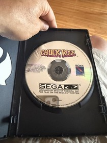 Chuck Rock Sega CD Disc - NTSC-U/C USA GC - Plastic Case - Tracked