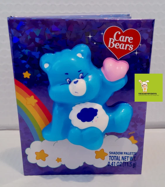 GRUMPY BEAR Care Bears EYE SHADOW PALETTE 8 Shades Squishy Figure *READ INSIDE* - Image 1 of 2