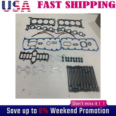 For Ford F150 F250 Expedition Excursion E150 2000-2004 5.4L Head Gasket Set Bolt - Image 1 of 4