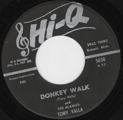 Tony Valla '63 Donkey Walk/Pork Chops Hi-Q 5030 MINT Northern Soul RARE misprint - Image 1 of 2