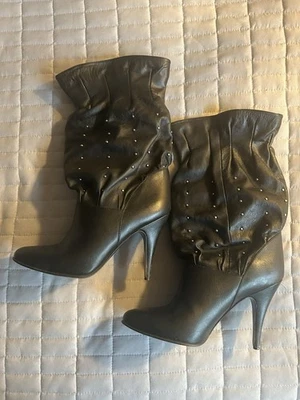 Wild Pair black boots sz. 6 1/2 B USA. - Image 1 of 4