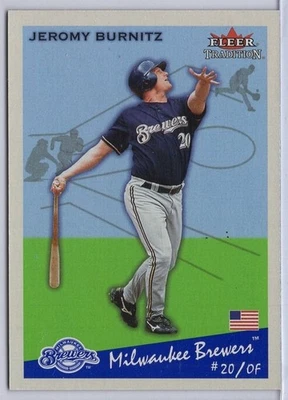 Fleer Tradition 2002 brillante #314 Jeromy Burnitz #'d 072/200 Foto 1 de 2