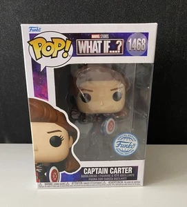 Neue Funko Pop! Marvel What If 1468 Captain Carter Special Edition Figur Marvel - Bild 1 von 8