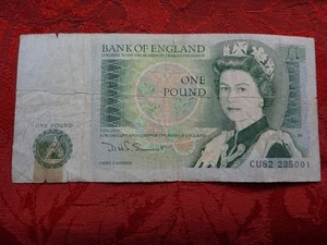 Banconota da 1 sterlina Bank of England Sir Isaac Newton - omaggio S&H USA - Foto 1 di 4