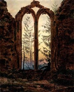 Der Träumer Gemälde von Caspar David Friedrich 8x10" Kunstdruck - Premium Qualität - Bild 1 von 1