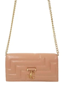 Jimmy Choo AVENUE Chain Shoulder Bag Chain Wallet #T2277 - Picture 1 of 9