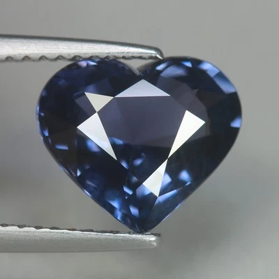 3.12 Cts_Unique Collection_100 % Natural Unheated HEART Blue Spinel_Srilanka - Image 1 of 3