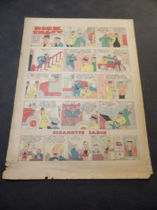 Dick Tracy by Chester Gould - Apr 3, 1932 - Tab-size Sunday - Play Stamp - Picture 1 of 2