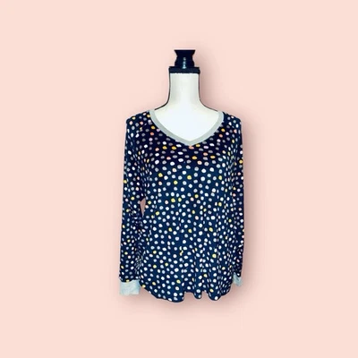 Супермягкая флисовая пижама Cuddl Duds в горошек размер L - Изображение 1 из 3