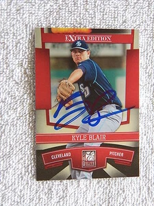 Cleveland Indians Kyle Blair signiert 2010 Donruss Elite Extra Edition Karte Autogramm - Bild 1 von 1