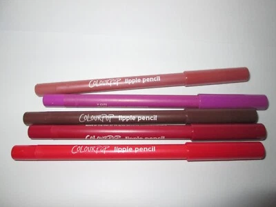 Lot 5 Assorted ColourPop Lippie Pencils New Full Size Bossy V Cute Frenchie CTRL - Image 1 of 2