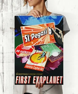 51 Pegasib - NASA Poster Print. A3 A2 A1 Large Sizes - Picture 1 of 2