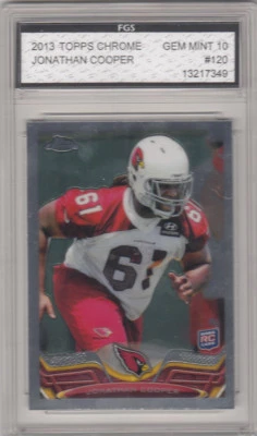 Jonathan Copper ~ 2013 #120 Rookie ~ FGS GRADED Mint 10 - Image 1 of 2