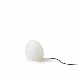 Authentics EGGO Outdoor Leuchtskulptur S Bodenleuchte Dekoleuchte Dekolampe Weiß - Bild 1 von 4