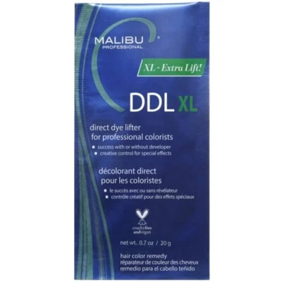 Malibu DDL XL Direct Dye Lifter 20g Removes unwanted direct dyes, Creamy nondrip - Image 1 of 4