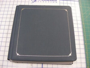 CREATIVE MEMORIES 12 X 12 Scrapbook with 27 pages & protectors - Navy Embossed - Picture 1 of 2