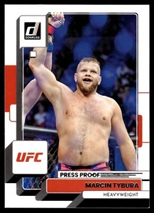 2023 Donruss UFC Press Proof Silver #65 Marcin Tybura - Heavyweight