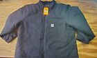Carhartt Firm Duck Insulated Traditional Coat 0C0003-M Black Size 4Xl