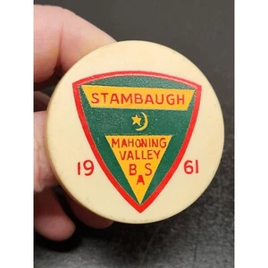 1961 Stambaugh Mahoning Valley BSA Neckerchief Slide - Vintage - Picture 1 of 6