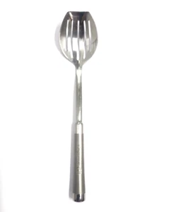 Calphalon Stainless Steel Long Handle Cooking Spoon Slotted Strainer Skimmer 14" - Picture 1 of 9