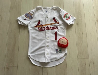 Подлинная спортивная футболка Оззи Смита из St. Louis Cardinals Russell MLB 1996 - Изображение 1 из 4