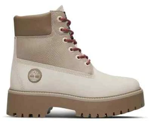BOTA IMPERMEABLE TIMBERLAND STONE STREET 6 EN ENCAJE BLANCO NOBUCK A2H3C-EM3 - Imagen 1 de 12