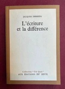 DERRIDA, Jacques, L'écriture et la différence Paris Aux éditions du Seuil 1967 - Picture 1 of 1