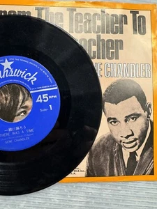 GENE CHANDLER 7” LOT/2 Teacher To The Preacher There Was a Time JAPAN Teichiku - Imagen 1 de 24