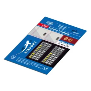 Airport & Timetable ❤️ STICKER fit for building blocks tiles /5354 - Picture 1 of 1