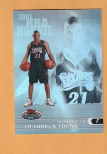 Thaddeus Young Philadelphia 76ers 2007-08 Stadium Club cromado/999 RC 4C - Imagen 1 de 2