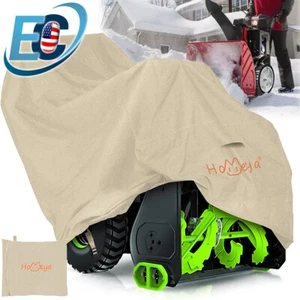 600D Two Stage Snow Blower Cover Heavy Duty Waterproof Thrower UV Dust Protector - Picture 1 of 8
