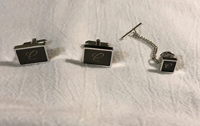 Pin de corbata de gemelos con incrustación de ley Hickok de colección Foto 1 de 3