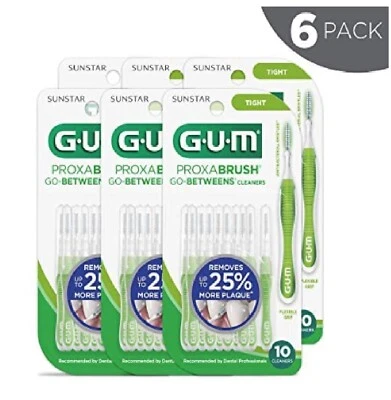 Limpiadores ajustados GUM Proxabrush Go-Betweens 10 unidades -6 unidades Foto 1 de 4