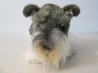 salt and pepper schnauzer stuffed animal