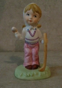 5 ZOLL GROSSES MÄDCHEN IN ROSA HOSE GOLF SPIELEN # - Bild 1 von 2