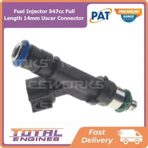 1x PAT Premium Fuel Injector 547cc Full Length 14mm Uscar Connector fits FPV GS - Picture 1 of 2