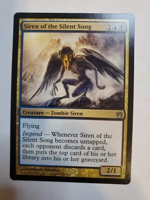 MTG Magic The Gathering Card Siren of the Silent Song Creature Zombie Siren - Image 1 of 2