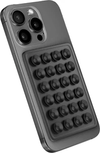 Supporto a ventosa per telefono in silicone - supporto vivavoce antiscivolo per iPhone Android - - Foto 1 di 12